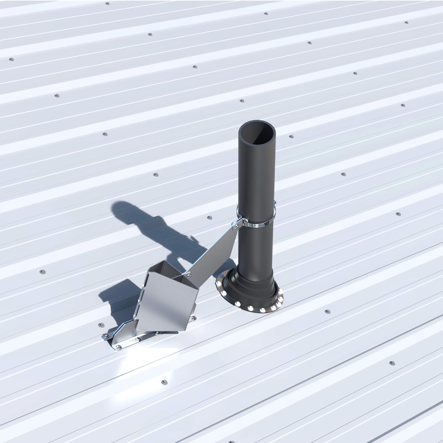 Kuma Snow Destroyer for Vents. USA Made. Universal Fit. Lifetime Protection for 2-5" Pipes and Satellite Dishes