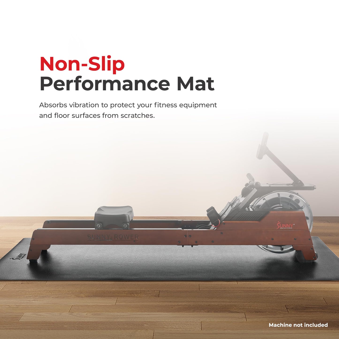 Sunny Health & Fitness Sunny Health & Fitness NO. 074-L Treadmill Mat, Large'