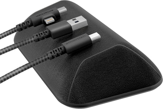 Smartish 6+ Magnetic Cord Holder - Bigger Cable Wrangler Organizer with Magnet Clips for Charger Management on Desktop