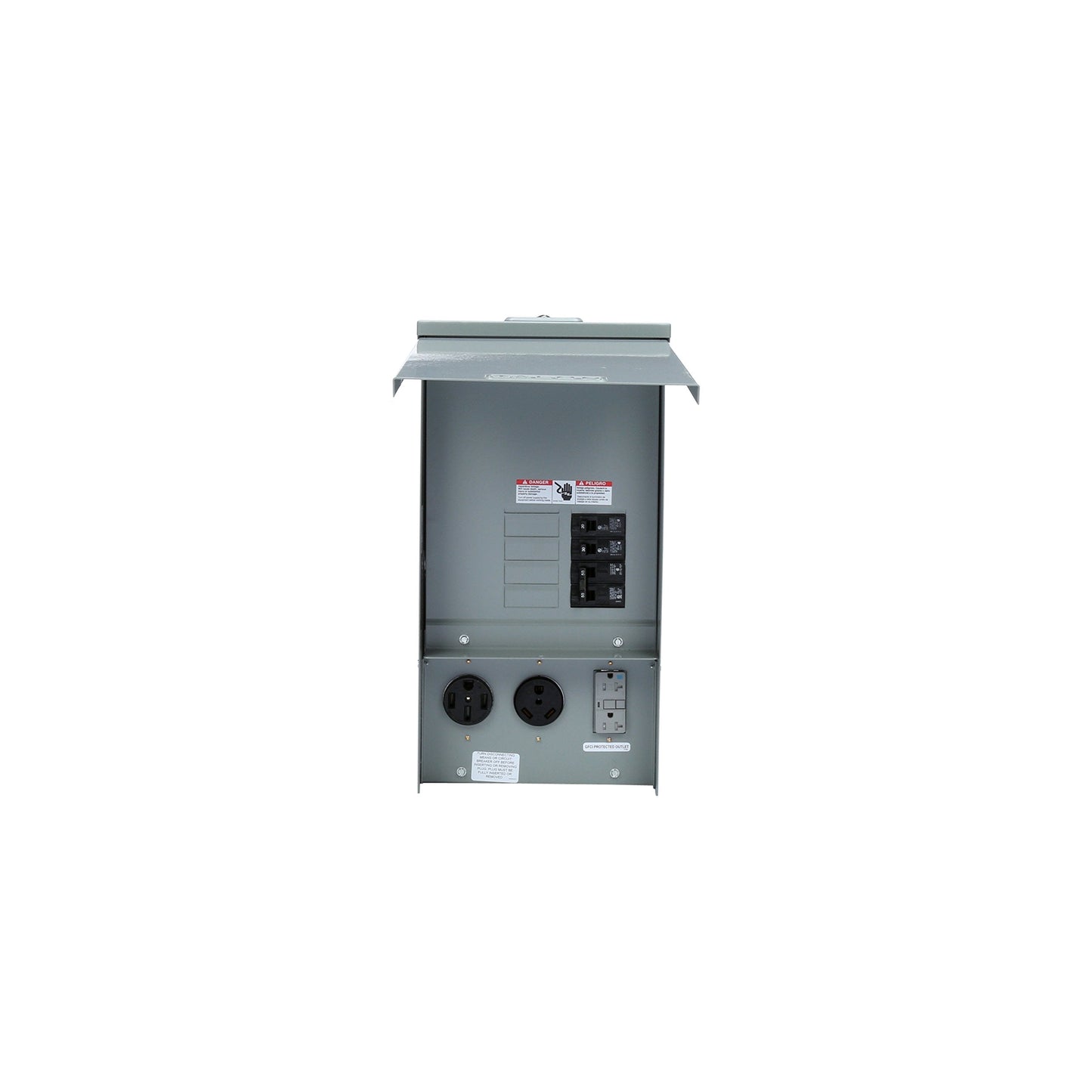 Siemens Talon Temporary Power Outlet Panel with Q230 30-Amp Double Pole Type QP Circuit Breaker