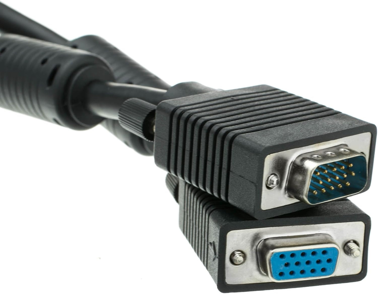 HD15 HD15 3 CableWholesale VGA Extension Cable SVGA Male to Female Male to Female Double Shielded Monitor Video Coaxial