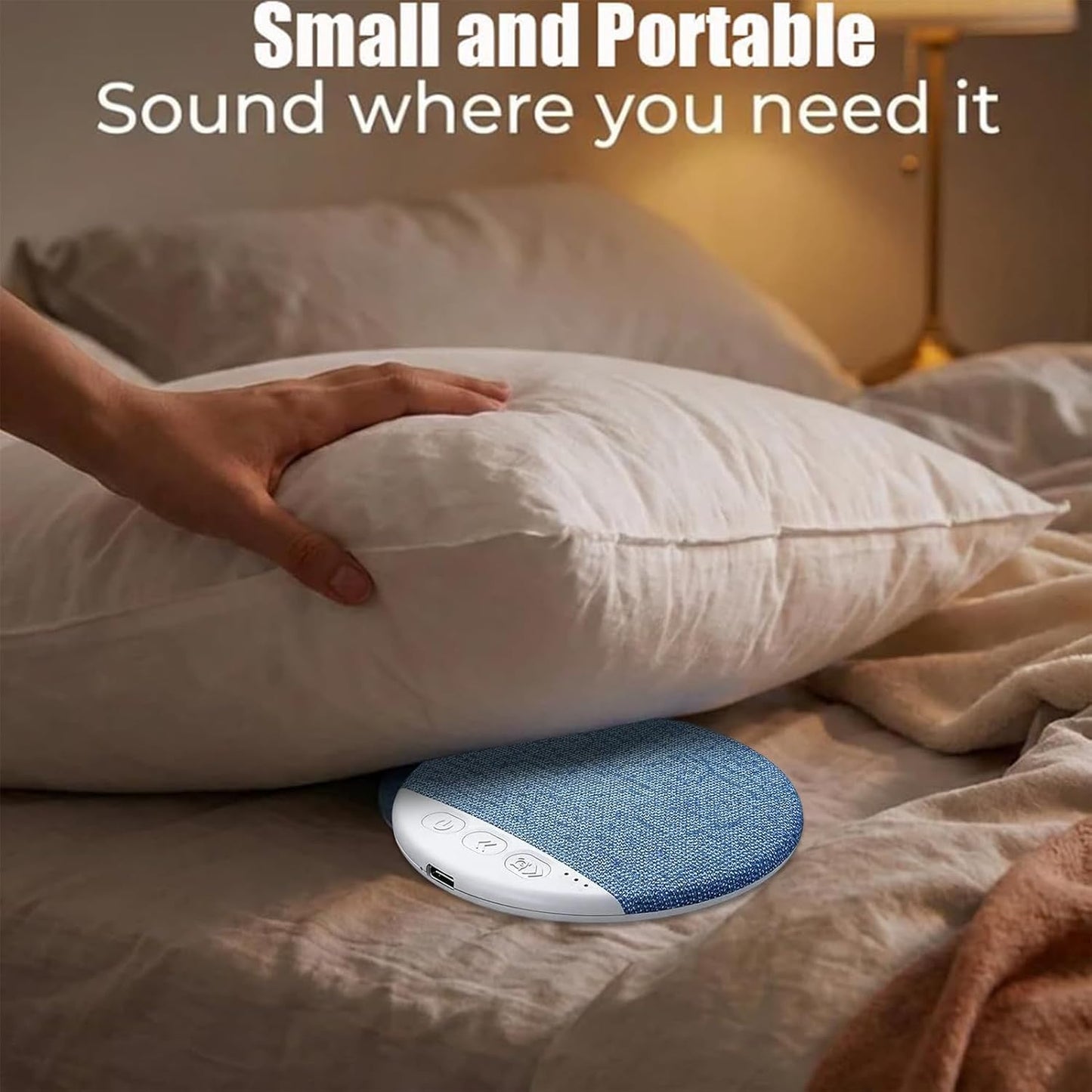 Generic 2026 New Under Pillow Speaker - Bluetooths Pillow Speaker for Sleeping, Mini Bone Conduction Bluetooths