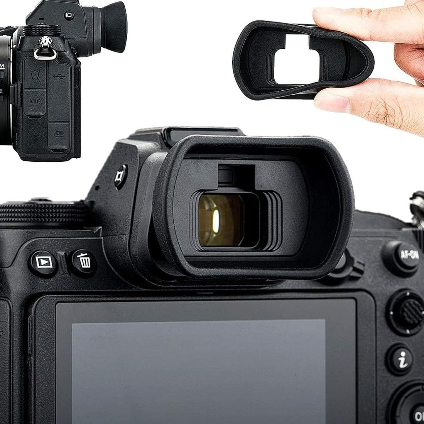 Set, Set, DK-29 Z5 Z6 Z7 Z6II Z6III Camera Eyecup Camera Viewfinder Eyecup Square Shape Camera Viewfinder Protector