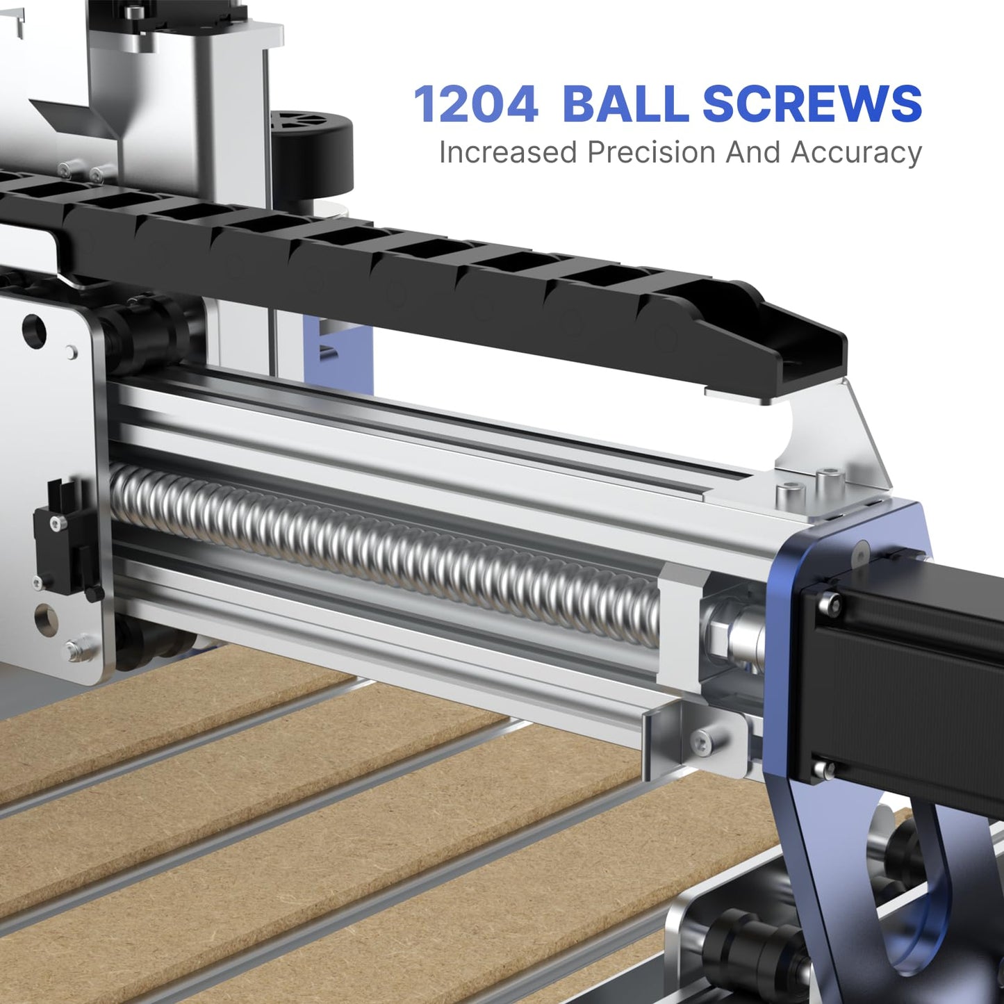 Genmitsu CNC Router Machine PROVerXL 4030 V2 + Drag Knife Cutter with 10PCS Blades, Precision 1/8" Shaft with Dual Bearings