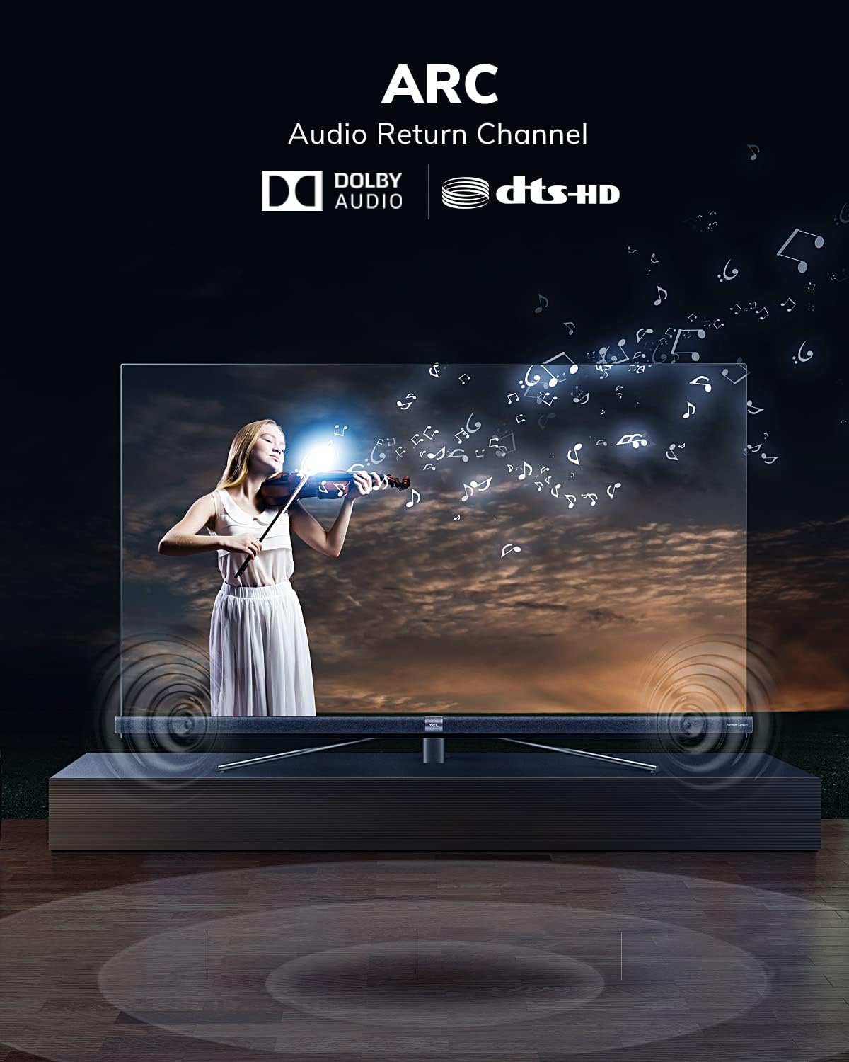 4K 50Feet, CL3 2.0 (HDR10 8/10bit 18Gbps HDCP2.2 HDMI Cable in-Wall Rated HDMI Cable Support ARC) High Speed HD