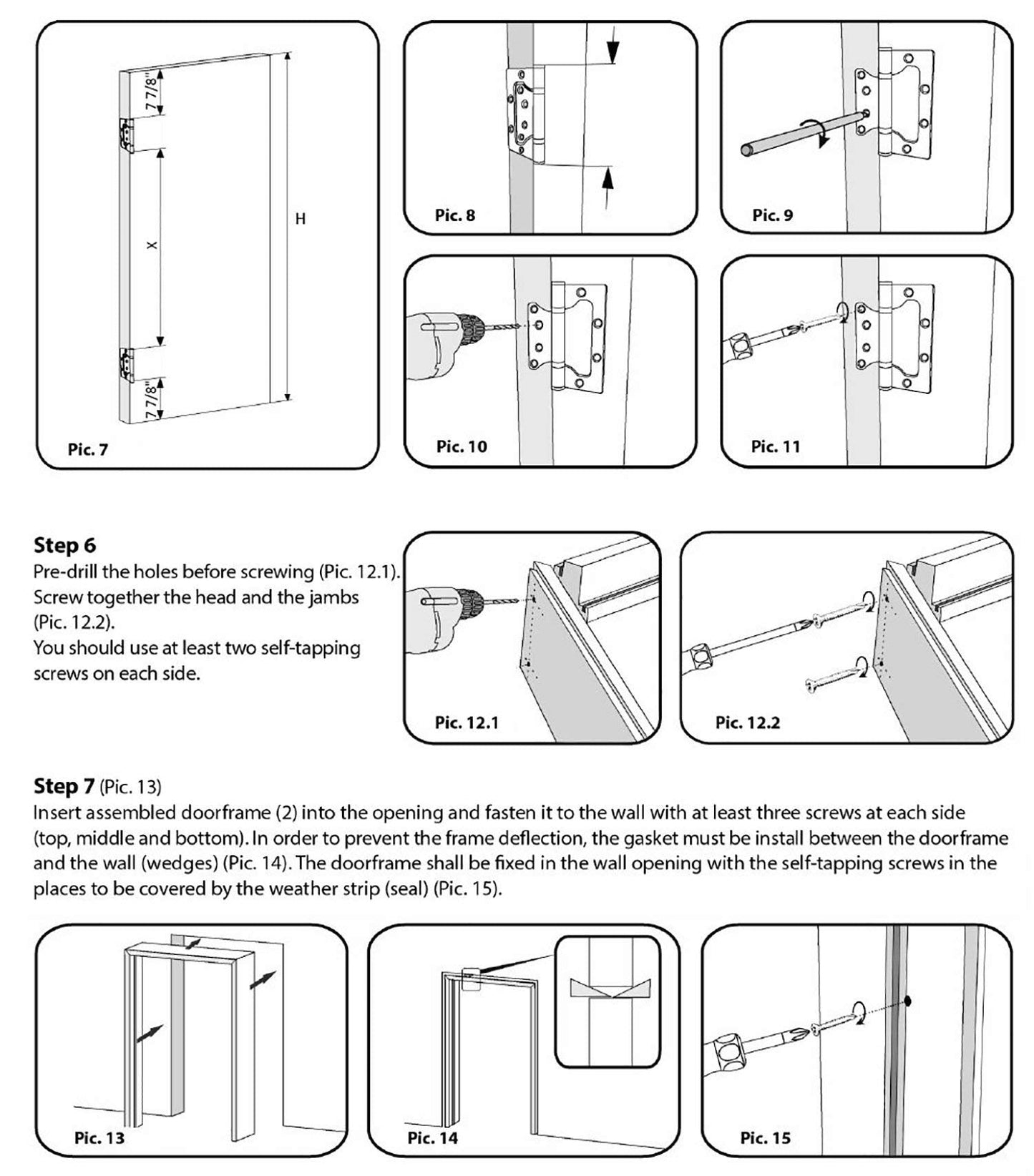 VDOMDOORS Solid French Door Opaque Glass 2 Lites 36x96 inches/Sete 6222 White Silk/Single Regular Panel Frame Handle/Bathroom Bedroom Modern Doors