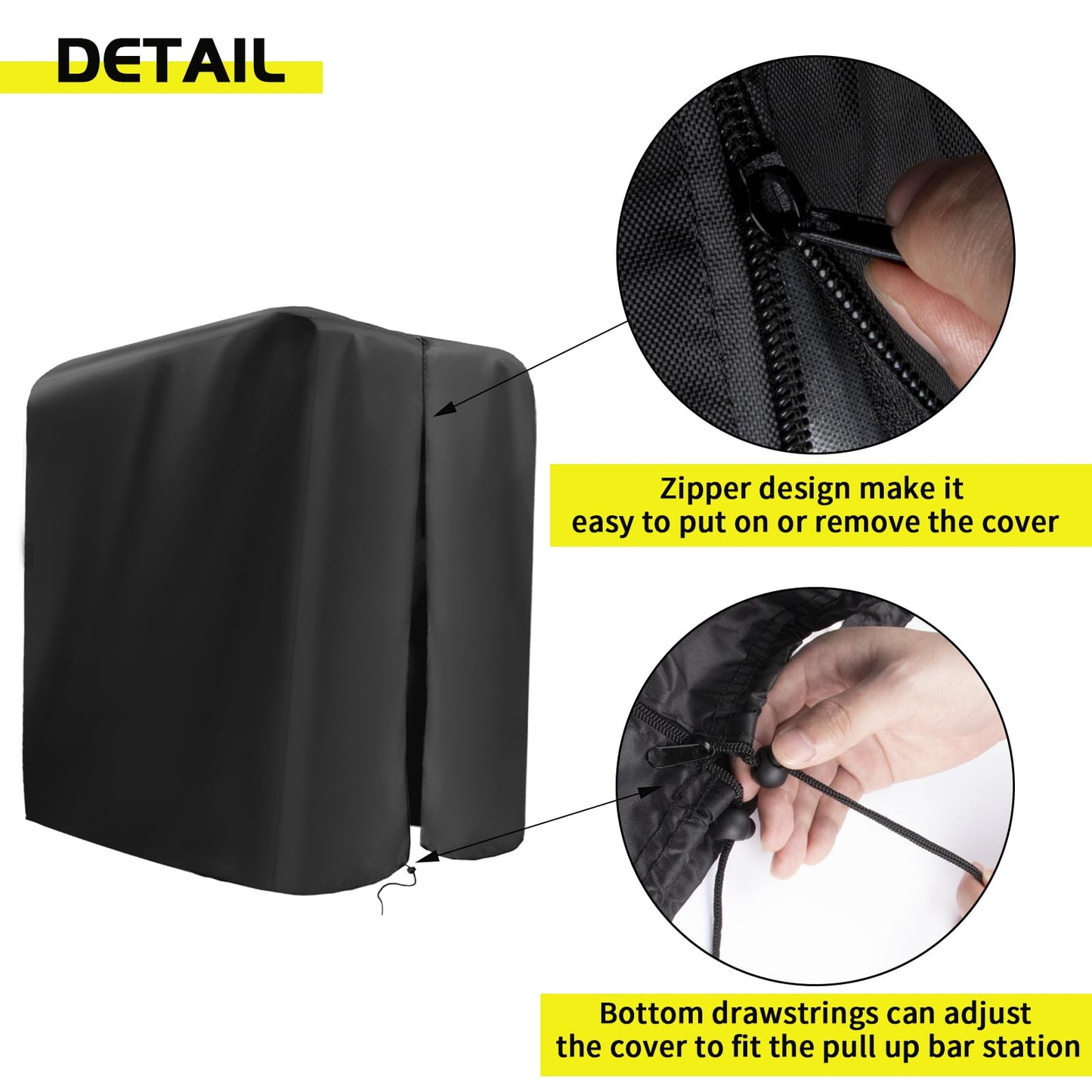 Guisong Protective Cover for Home Gym Set, Waterproof& Dustproof Cover for Gym Station/Home Excersize Equipment Set-Indoor or Outdoor