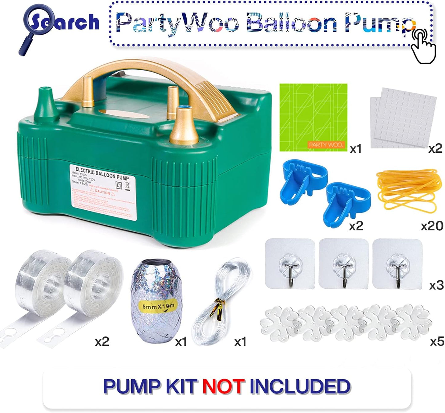 PartyWoo Teal Balloons - 50 Pack 12 Inch Pastel Turquoise Balloons for Celebrations & Events