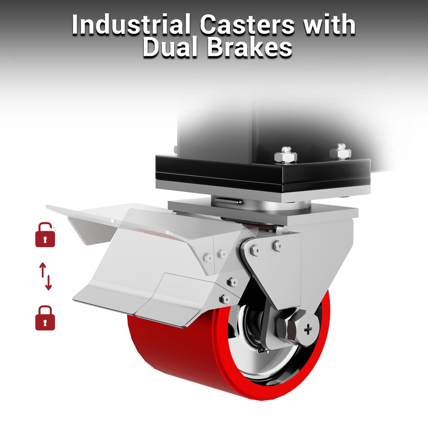 BSMTEK Gantry Crane 3 Ton MAX6600lbs, Adjustable Height (8.53-12.47 FT) & Width (9.06 FT, Available 8.53FT), Steel I-Beam Construction, Portable Shop Hoist for Factories, Warehouses