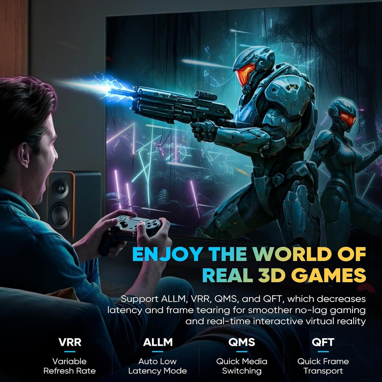 Yuaice 10K 8K 4K 2.1 5FT/1.5M, 48Gbps 8K@60Hz 4K@120Hz, 2.2 2.3, HDR10, TV/PS5/Xbox/HDTV/Blu-ray HDMI Cable Ultra High