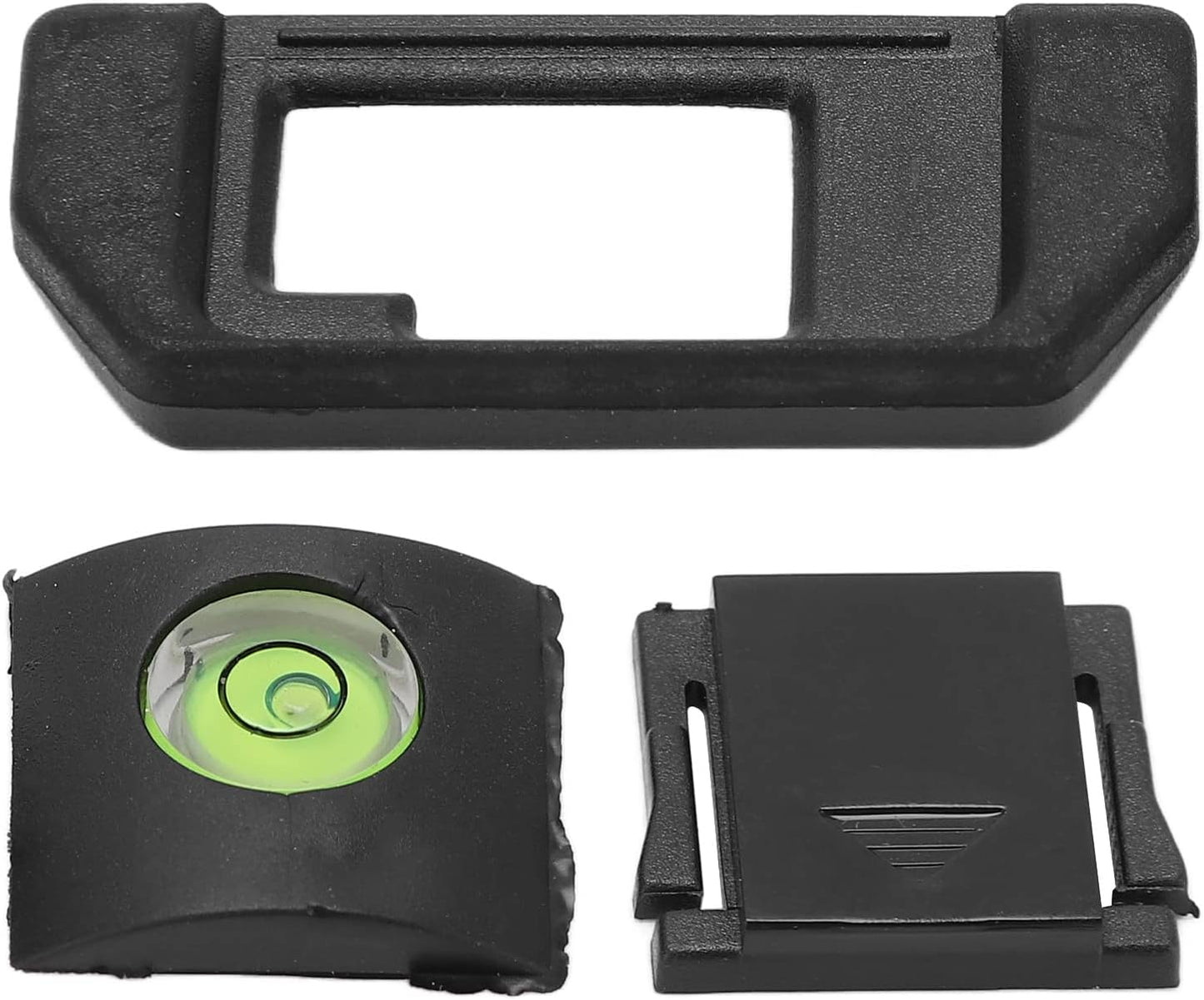 Sets, EM5 EM10 Viewfinder Eyecup Cold Shoe Cover Horizon Level Lightweight Plastic Rubber, Compatible with Camera