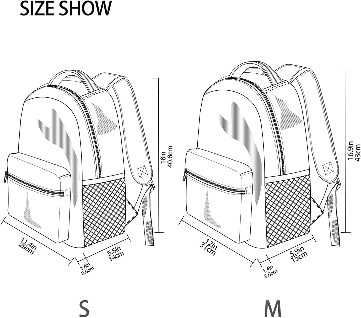 Krafig Backpacks Backpack Daypack Retro Lobsters Starfish Boys Girls Kids School Bookbag, School Bag Travel