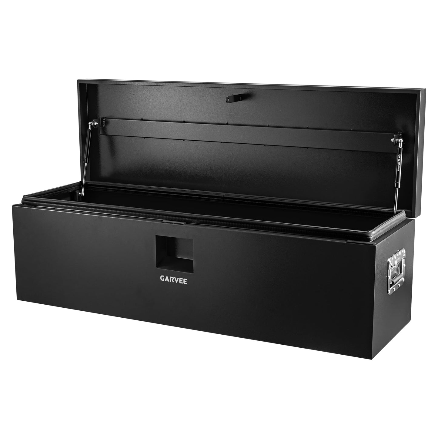 Garvee Steel Truck Tool Box Heavy Duty Truck Bed Toolbox w/Dual Lids, Lockable & Weatherproof, Fits for Pickup, Truck Bed, RV, Trailer