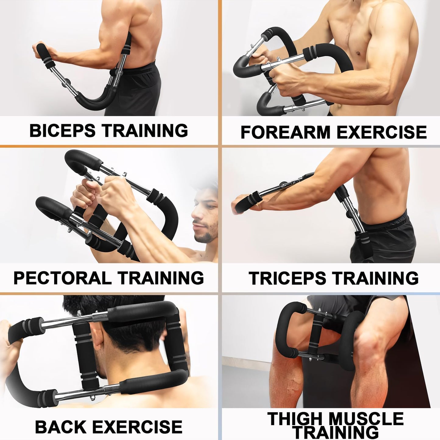 Twister Arm Trainer, 20-60lbs Adjustable Resistance Arm Trainer for Men&Women, Chest Workout Equipment Exercise Equipment for Home, Build Chest Clip Muscle Arm Strength Portable Workout Equipment