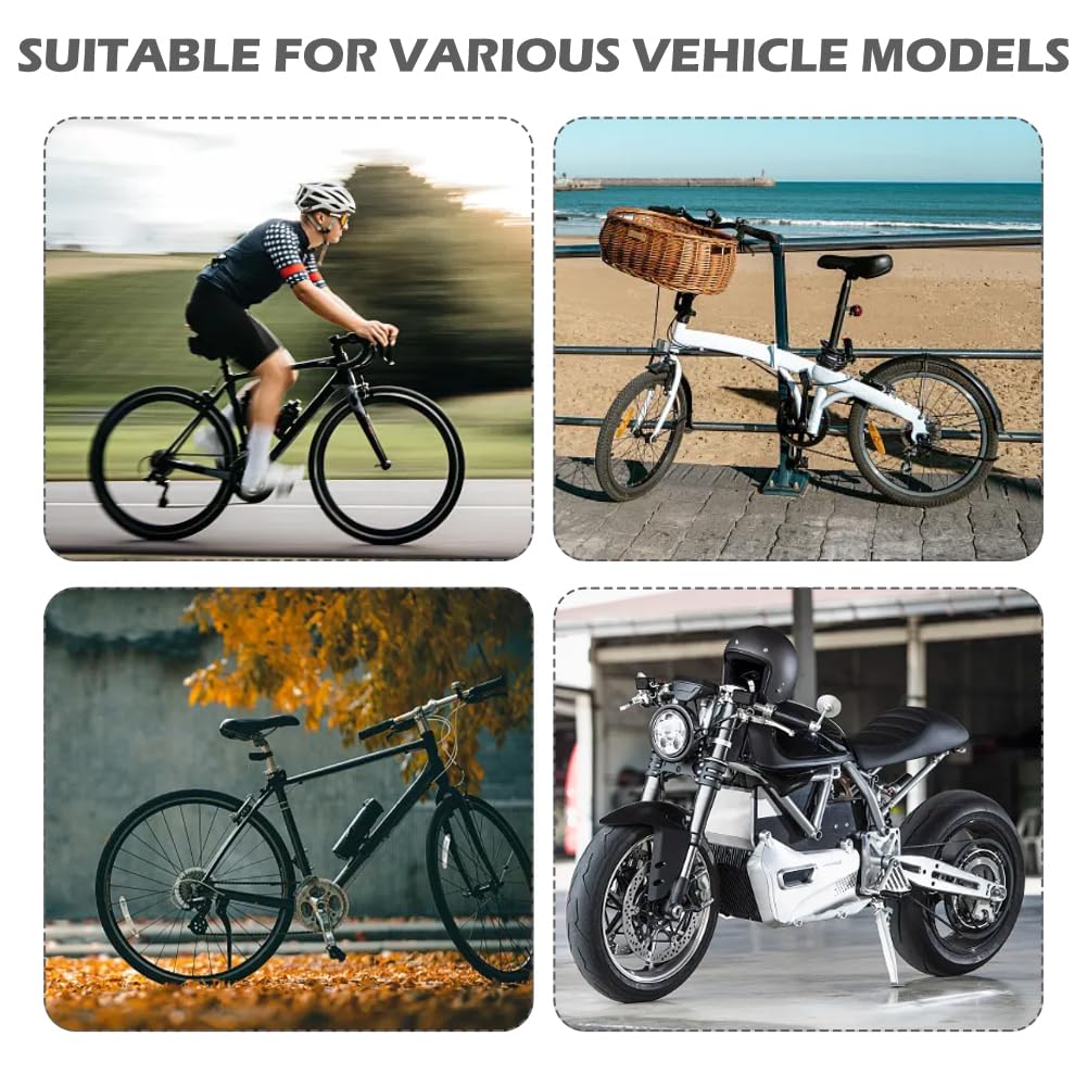 Kakalote 1 Pair Bike Rear Pedals, Folding Rear Seat Footrest Pedal, Aluminium Alloy Non-Slip Bicycle Footrests, Quick Release Foot Plates Pedals for Mountain Bike E-Bike