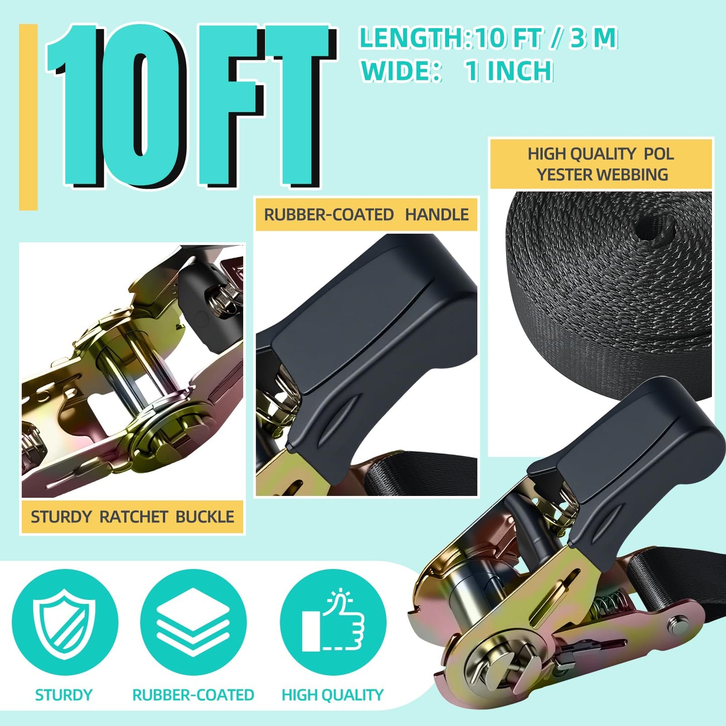 SREHRLY 12 PCS Large Tree Climbing Holds for Kids, Adult Rock Wall Holds Grips Ninja Tree Climbing Holds for Indoor and Outdoor Playground Play Set with 6 Ratchet Straps