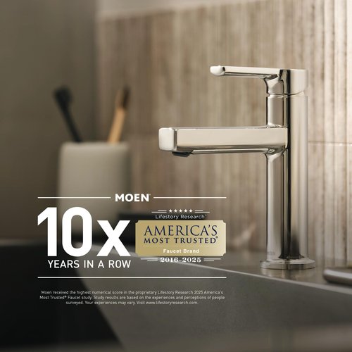 Moen Oil Rubbed Bronze Bathroom Rain Showerhead, 8-inch Wide Fixed Rainfall Shower Head, 6345ORB