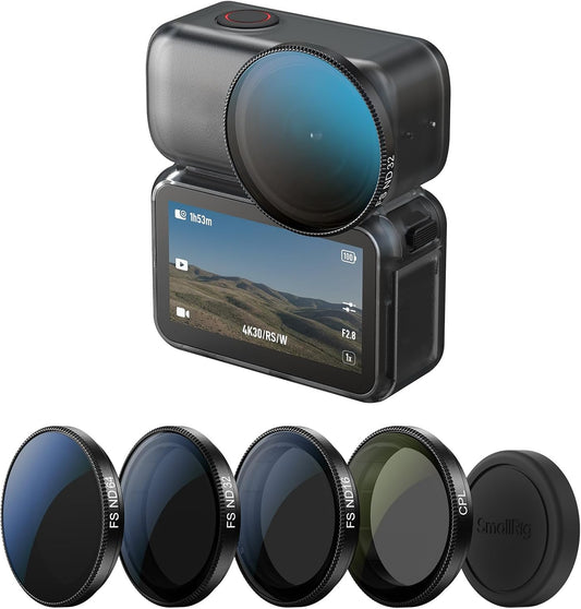 SMALLRIG ND16, ND32, ND64 Nano Filter Kit Only for DJI Osmo Nano, Includes CPL Polarizing Filter, and Filters