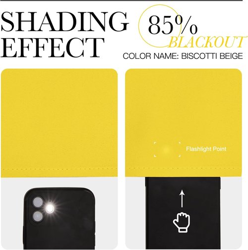NICETOWN Bright Yellow Curtains - 102" Long, 55" Wide | Sound Reducing, Heat & Cold Blocking Panels for Modern Decor