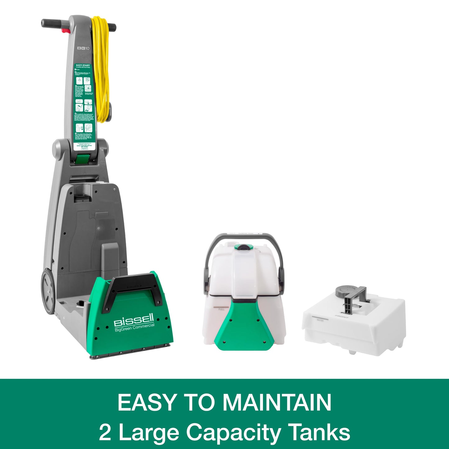 Bissell Commercial Bissell BigGreen Commercial BG10 Deep Cleaning 2 Motor Extractor Machine