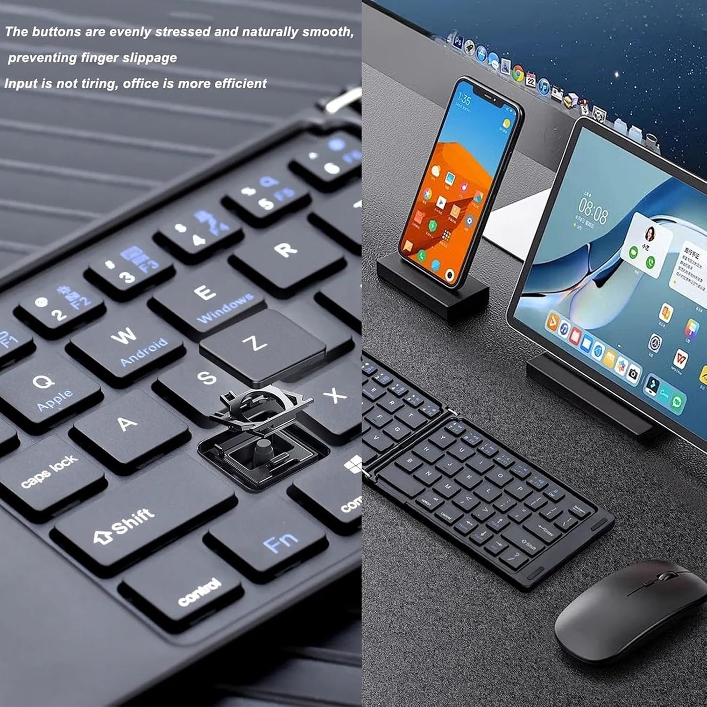 Tek Styz Wireless Bluetooth Keyboard Compatible with Spice Mobile Stellar Virtuoso Pro+ Built-in Phone