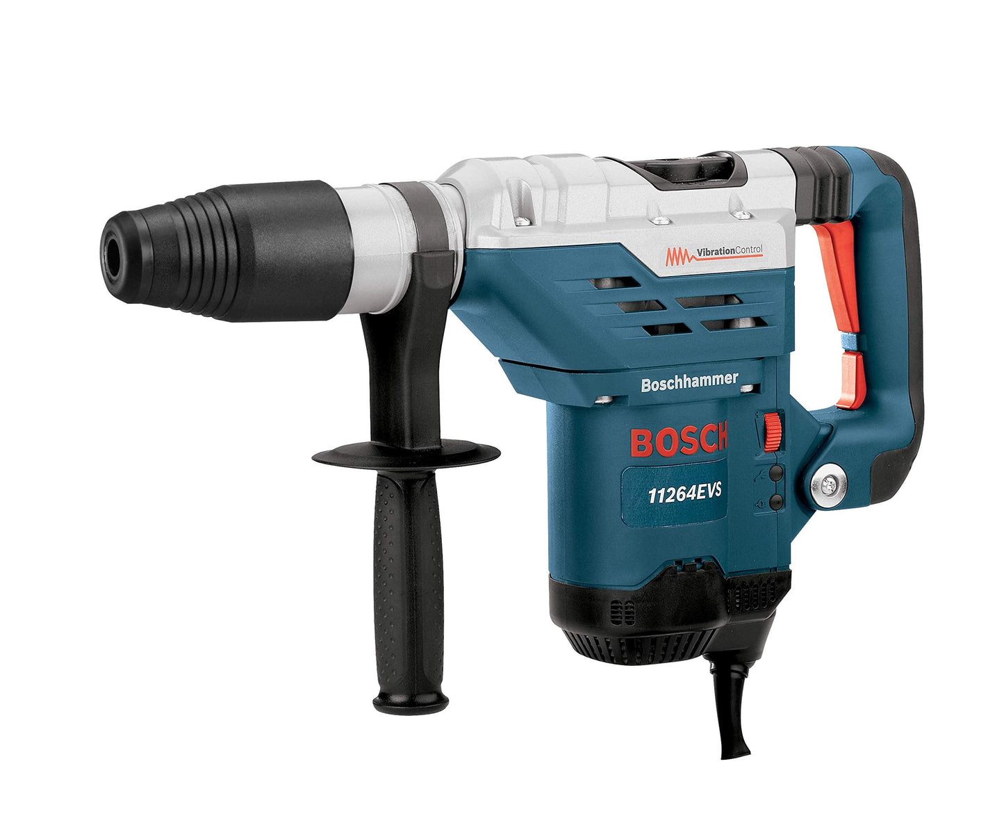 BOSCH 11264EVS 1-5/8 SDS-Max Combination Hammer with BOSCH HC5010 1/2 In. x 13 In. SDS-max Speed-X Rotary Hammer Bit, Grey
