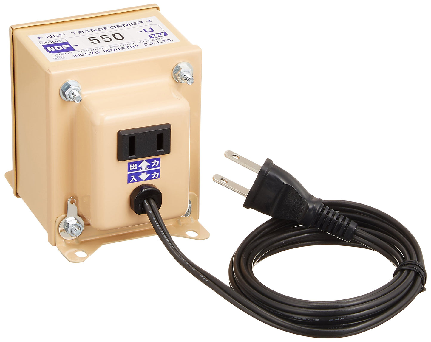 Down Transformer 550W 120V: 100V NDF-550U by Nissyo Kogyo