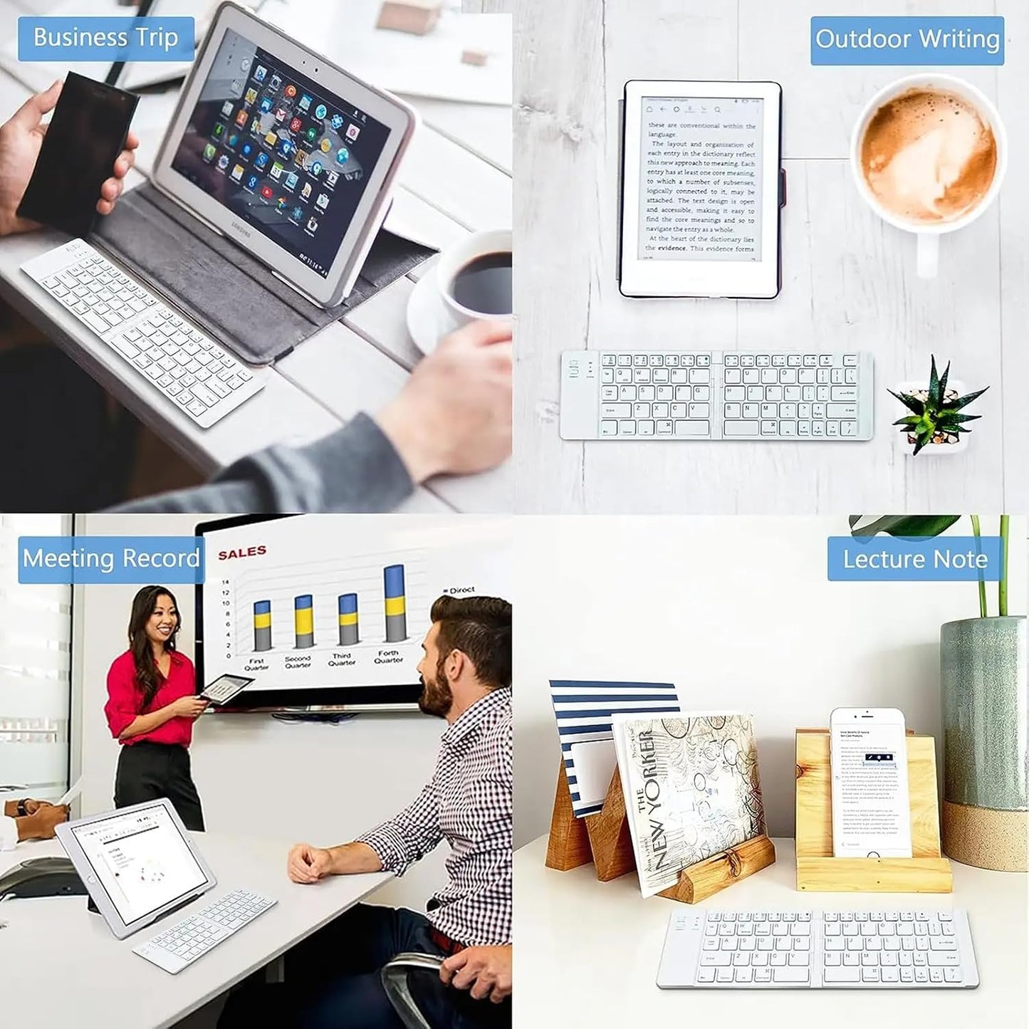 Tek Styz 403E Wireless Bluetooth Keyboard Compatible with Spice Mobile X-Life Built-in Phone Holder/Stand-Ultra Slim