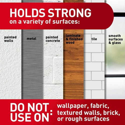 Command 15 lb & 10 lb Picture Hanging Strips - Damage-Free Hangers for 28 Frames | White Adhesive