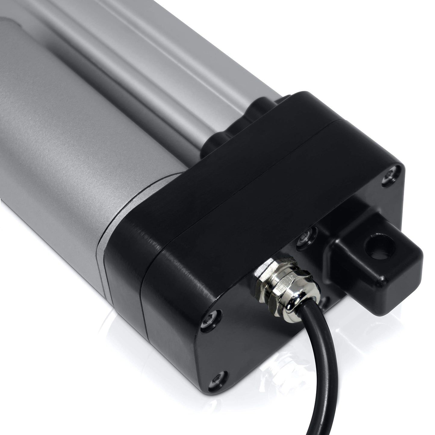 Progressive Automations 12V Water-Resistant Linear Actuator - 8 inches Stroke, 450 lbs Force, IP66 for Industrial, Solar Usage, Brushed DC Electric Motor & Stainless-Steel Stroke Rod, PA-10