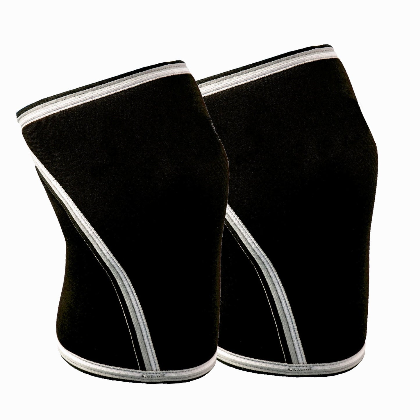 Knee Sleeves (1 Pair) 7mm Neoprene Thick Compression Knee Brace Support for Weightlifting, Powerlifting, Squatting and Cross Fit Training Fitness for Women and Men Black, L