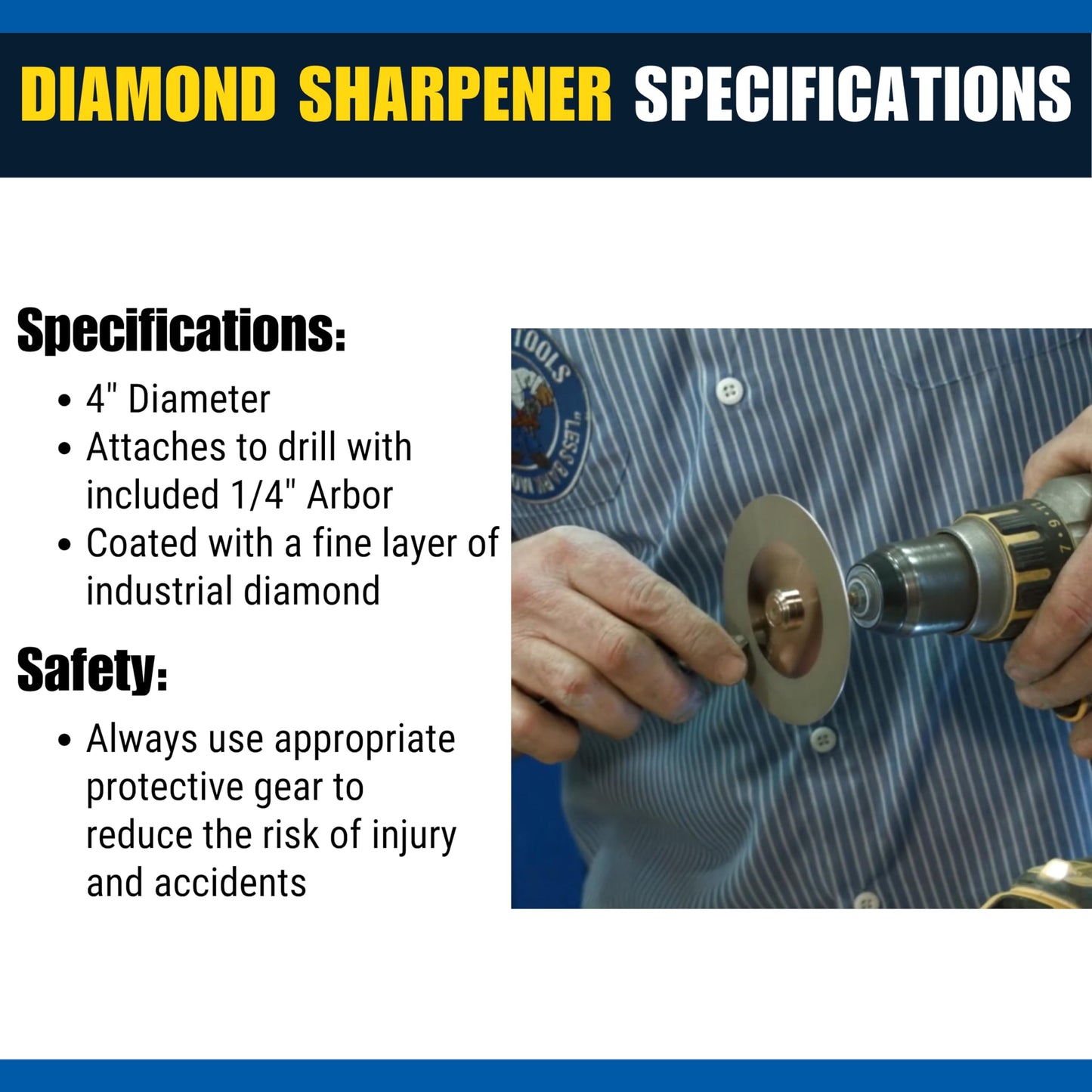 Bad Dog Multipurpose Drill Bits (19 Piece) with Diamond Sharpener Wheel