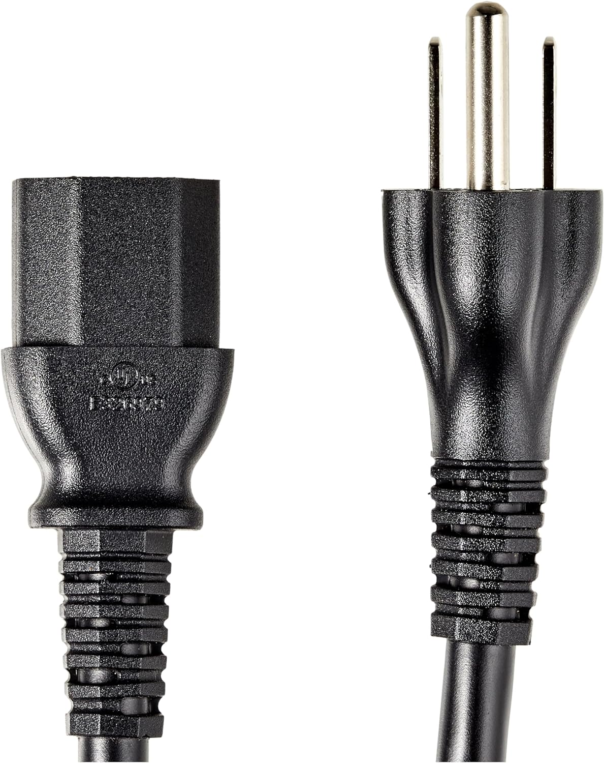 Amazon Basics 25 5-15P IEC320C13, 3 18 125 Universal PC Power Cable, Feet, NEMA to Prong Plug, AWG, Volts, UL Listed