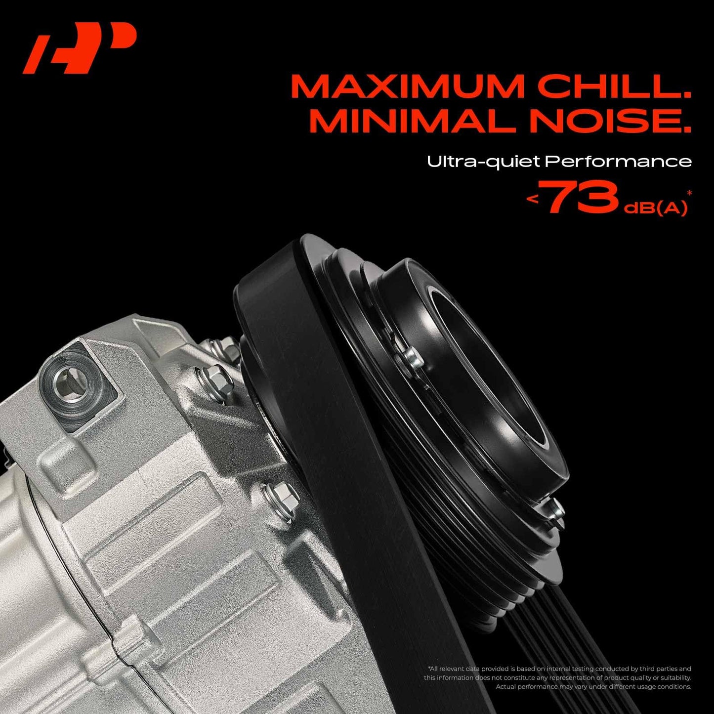 A-Premium AC Compressor with Clutch Compatible with Hyundai Elantra 1.8L 2011-2013, Elantra Coupe 1.8L 2013, with Automatic Temperature Control Only (NOT Manual), with 3-Pin Connector