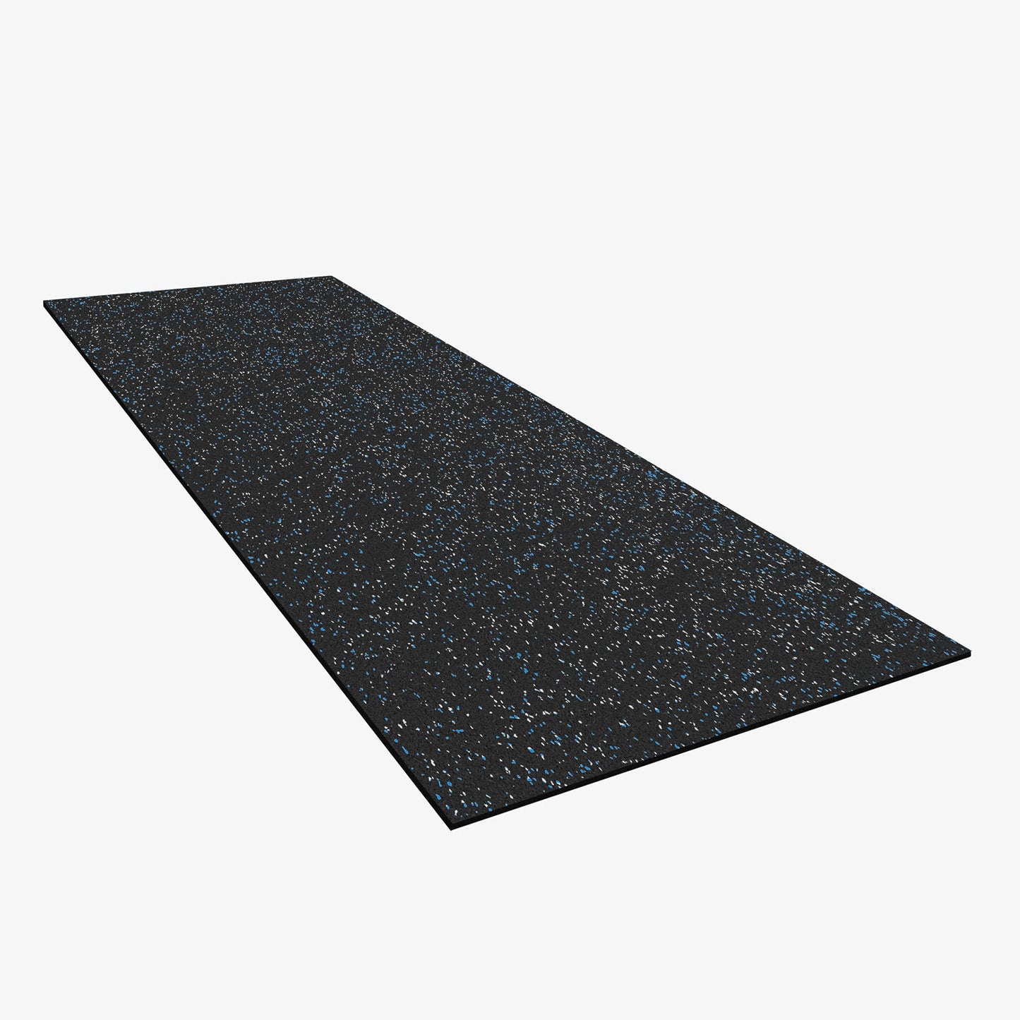 Flooring Inc 1/4" Tough Rubber Flooring Roll | Flexible Recycled Rubber Gym Floor Mats for Home Gym | Heavy Duty Rubber Mat for Home Gyms, Sheds, Horse Stall Mat or Trailer | 4’x10’ | Blue/Gray
