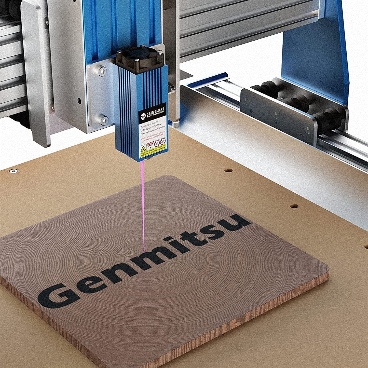 Genmitsu FL55P 5.5W Fixed Focus Laser Module Kit for Genmitsu 3018-PRO, ProverXL 4030, Cubiko CNC Router Machine