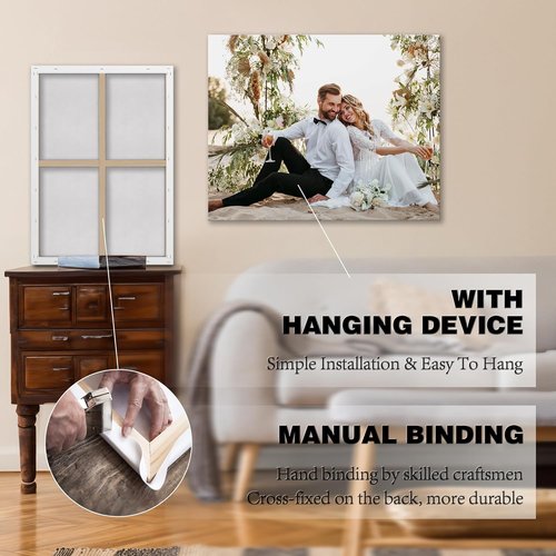 Cara Nonna Custom Canvas Prints - Personalized Photo Wall Art | Framed 11x14 Picture Gift