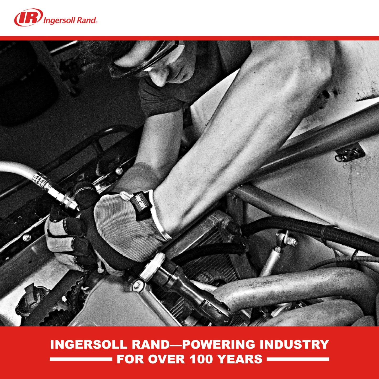 Ingersoll Rand 119MAXK 3 1/2" Stroke Long-Barrel Air Hammer Kit, Max Rotational Speed Up to 2,530 BPM, Includes 5 Chisel Attachments