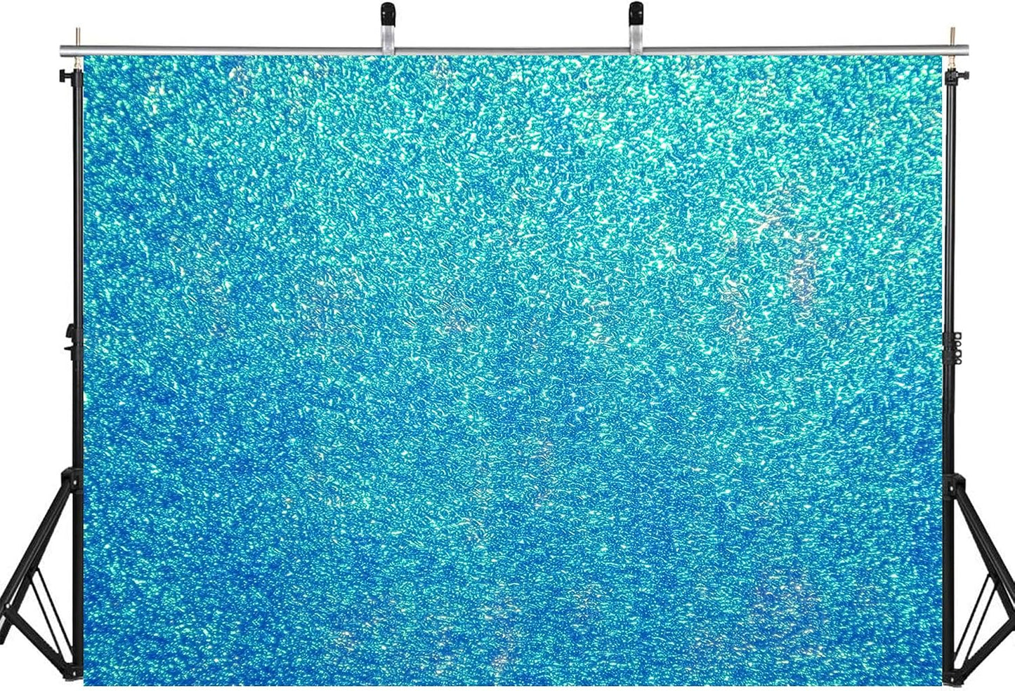 LidyMini 9x6ft Fabric Sparkling Blue Water Backdrop Glistening Ripple Texture Background Minimalist Nature Shooting