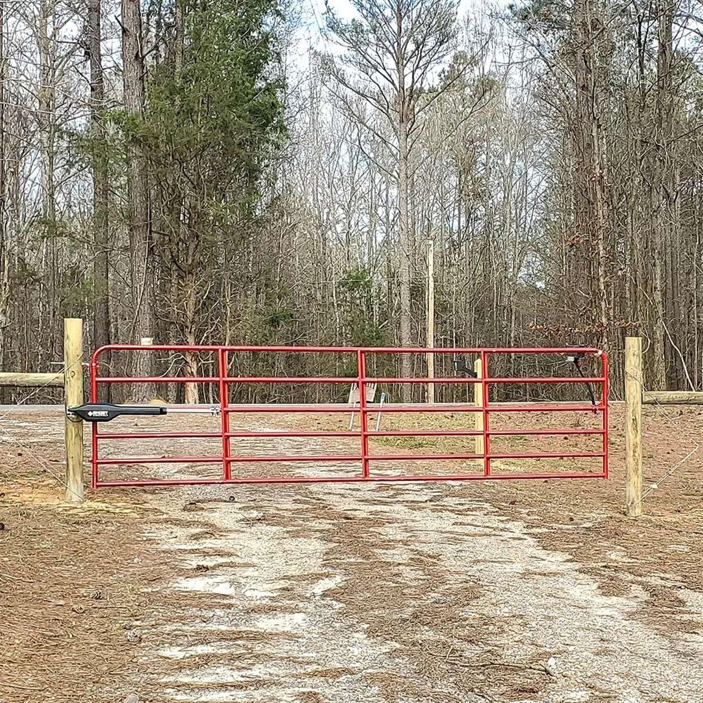 Ghost Controls Heavy-Duty Automatic Gate Opener Kit for Swing Gates with Long-Range Gate Opener Remote - Model TSS1