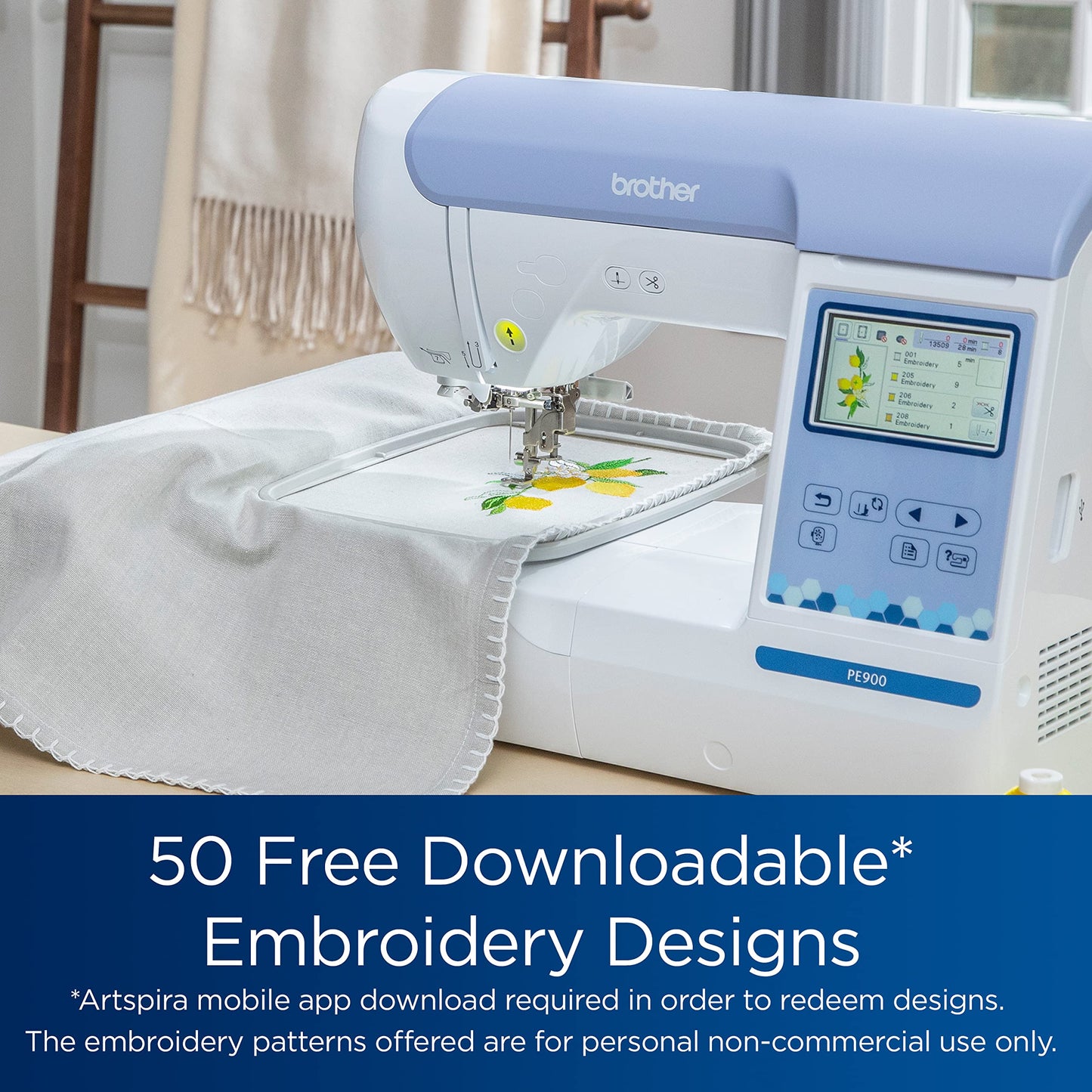 Brother PE900 Embroidery Machine with WLAN
