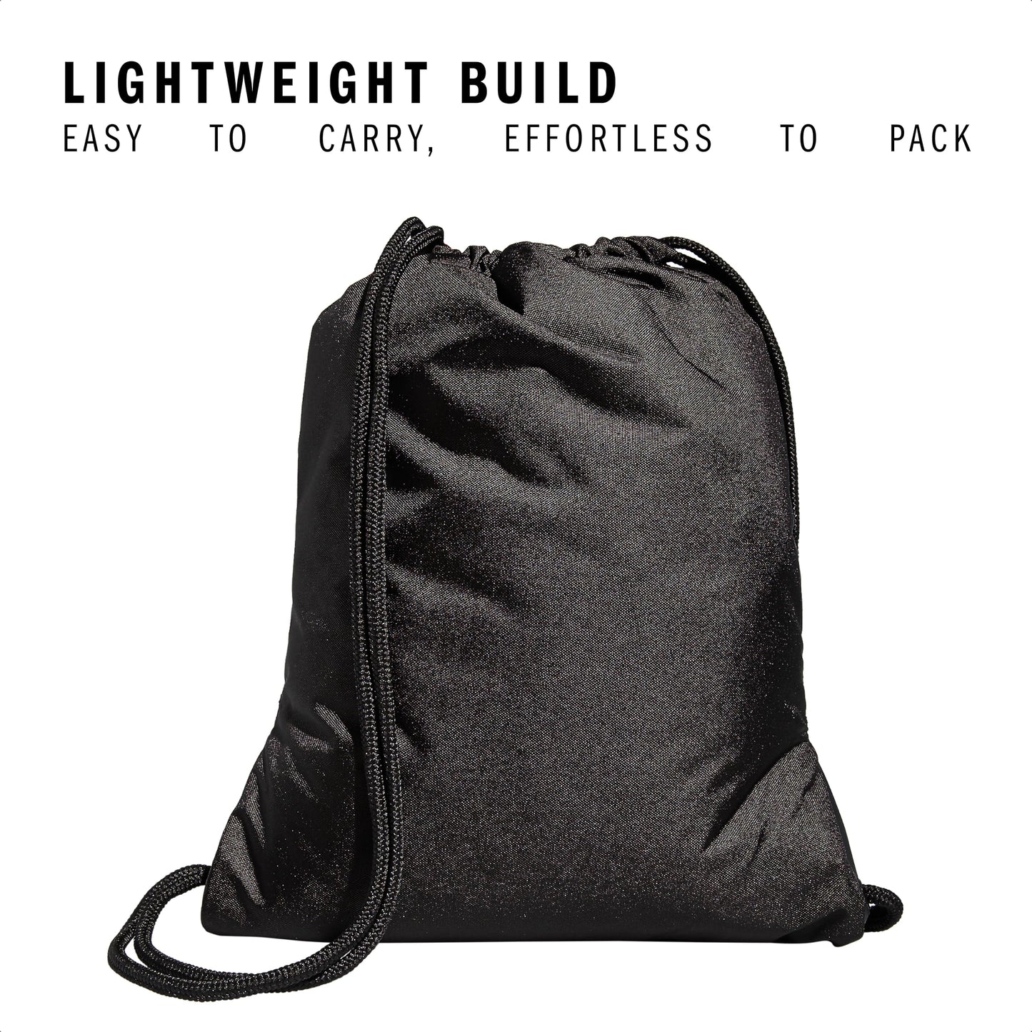 adidas Alliance Sackpack – Drawstring Backpack for Sports, Small Gym Bag